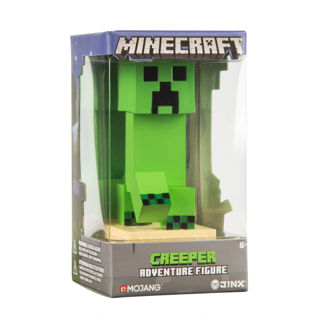 Minecraft creeper adventure statue.